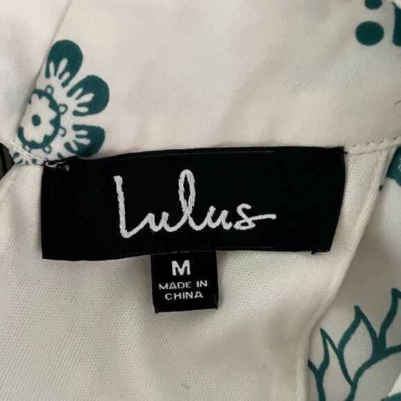 Lulu’s I Can Sea It Now Cream medallion Print Dress - Picture 2 of 7